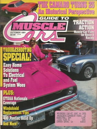 GUIDE TO MUSCLE CARS 1991 OCT - COBRA, L71, COPO, PINK